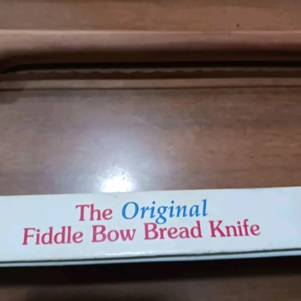 The Original Fiddle Bow Knife In USA Box Vintage Kitchen